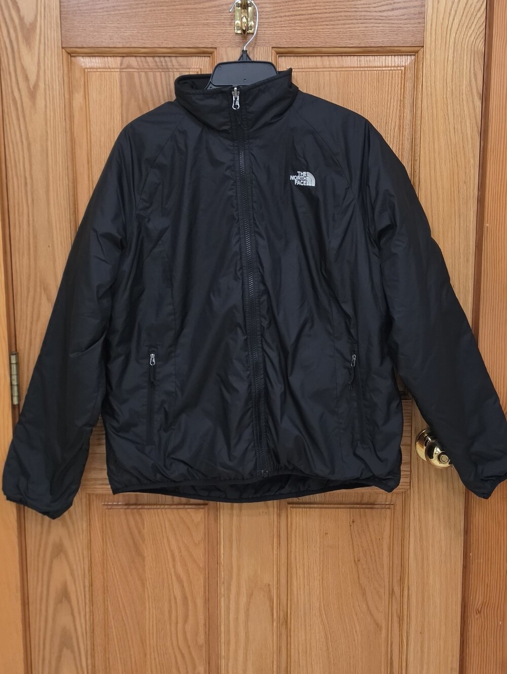 The North Face Women's Black Windbreaker, XL, Preowned